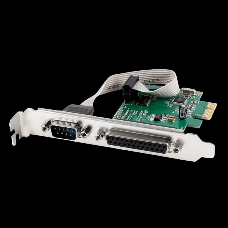 Placă de extensie PCI-Express Gembird PEX-COMLPT-01, Multicolor