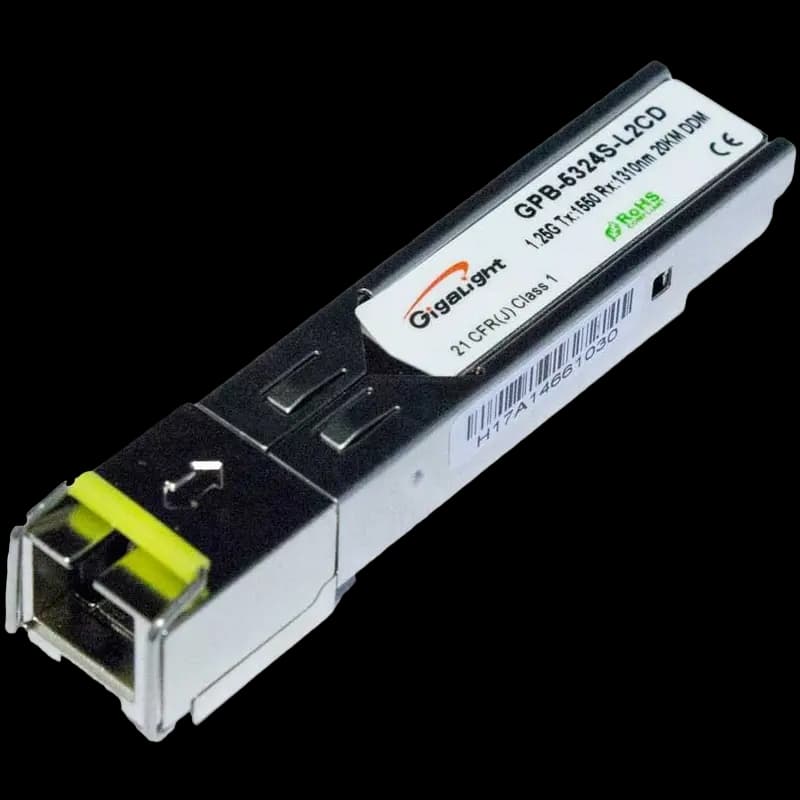 Transceiver Gigaligth GPB-5324S-L2CD, 1,25 Gbps, 20 km